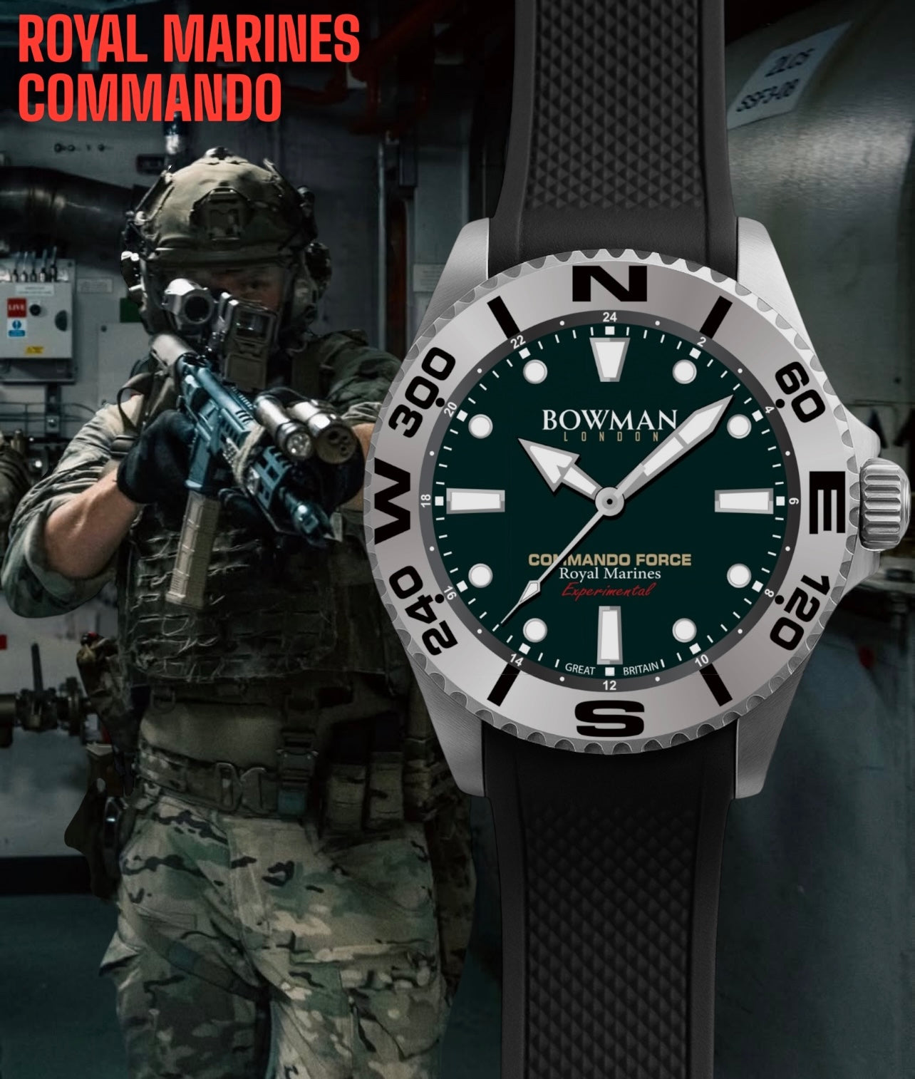 RM-X CDO NAVIGATOR | Royal Marines | Stainless Steel