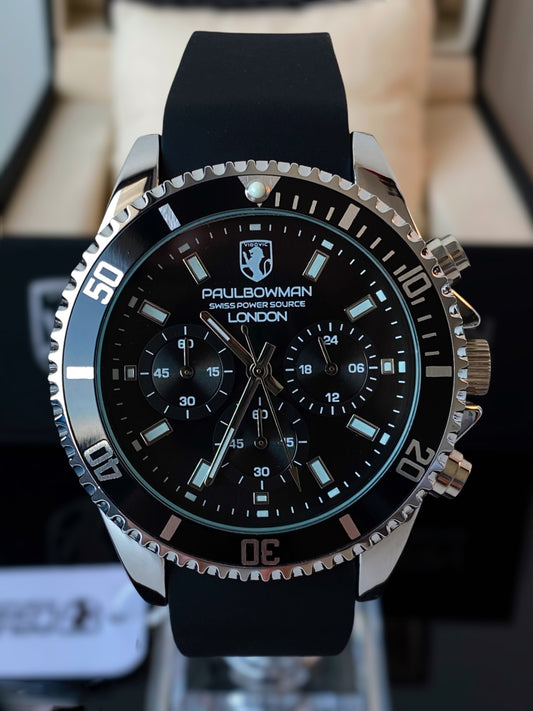 Paul Bowman London Dark Orion - Limited Edition Chronograph Watch