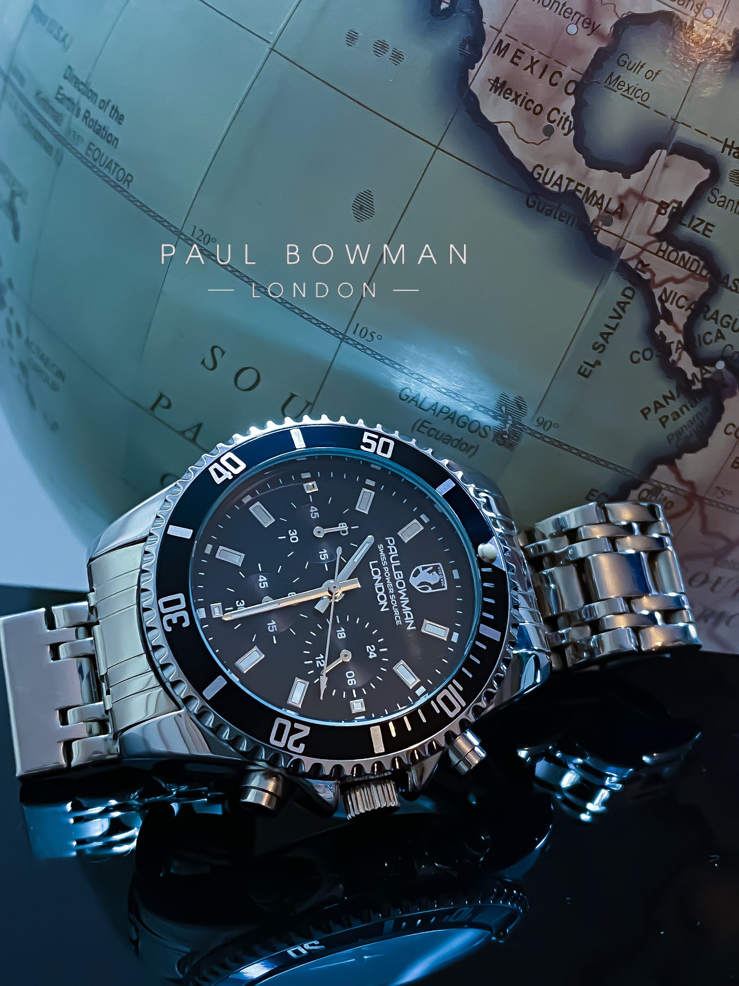 Paul Bowman London Dark Orion - Limited Edition Chronograph Watch
