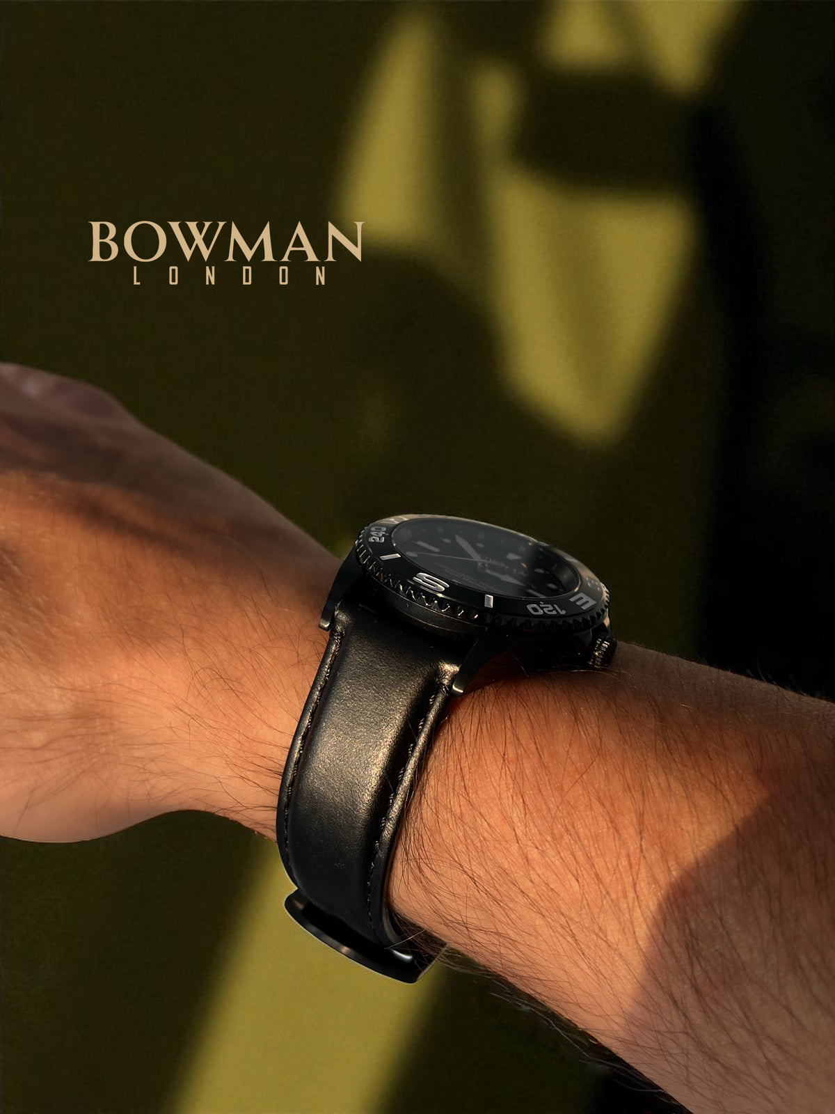 Bowman Signature Leather Strap, timeless style, modern convenience.