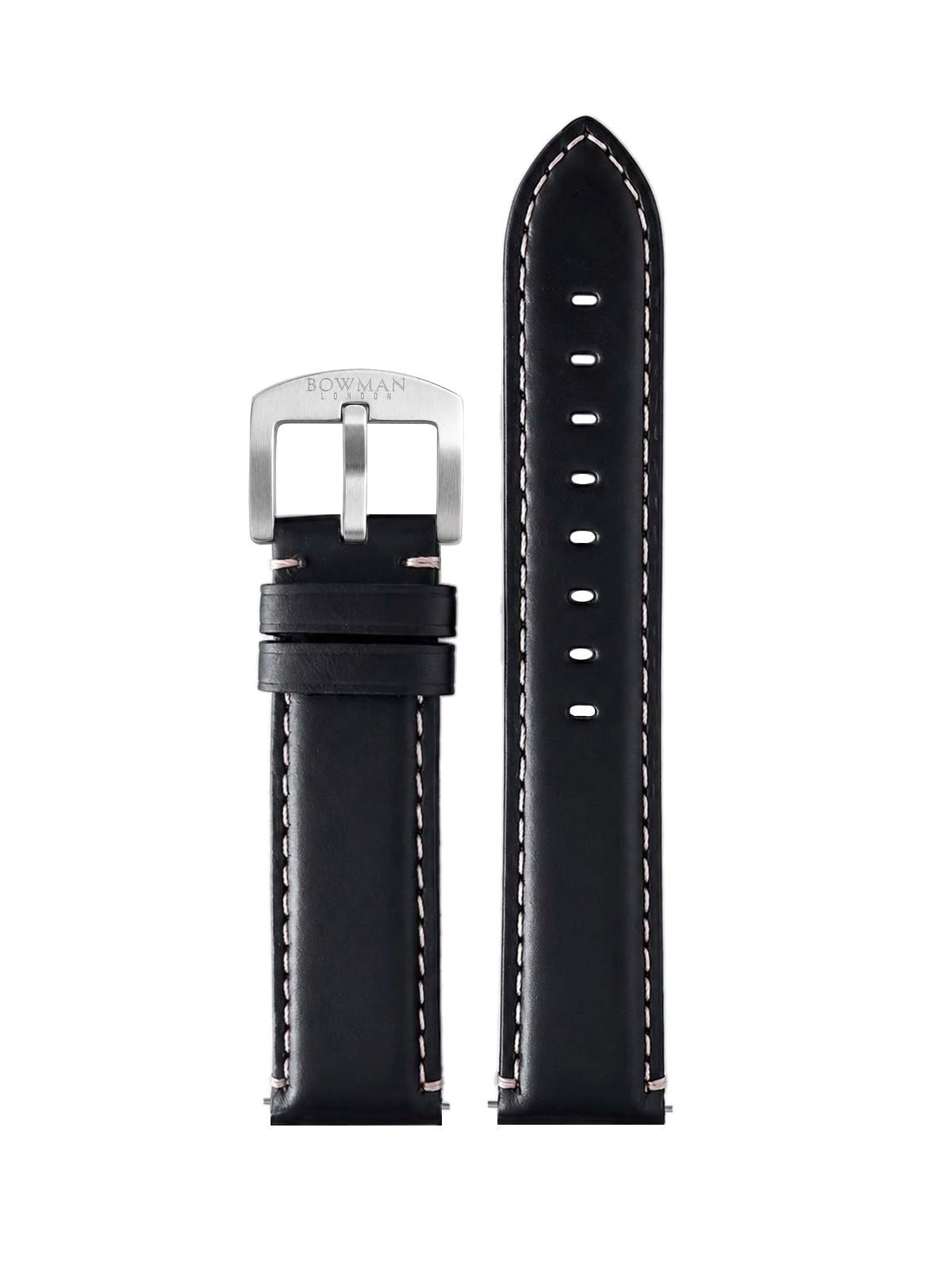 Bowman Signature Leather Strap, timeless style, modern convenience.