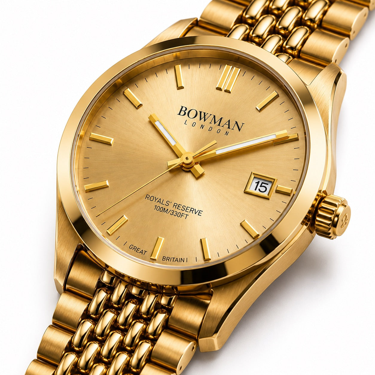 Royal’s Reserve Automatic 40mm 18K Gold Infusion Gold Dial