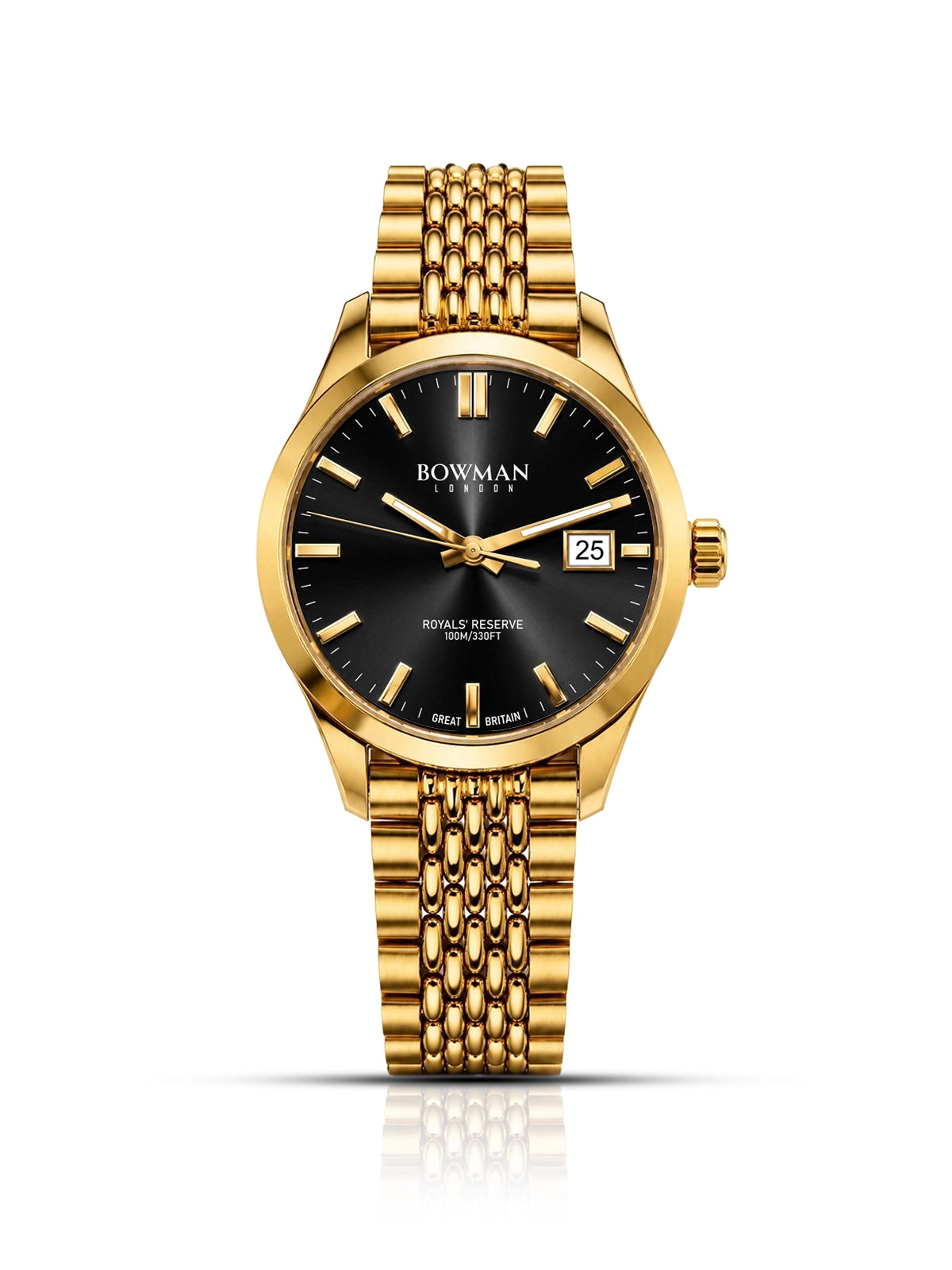 Royal’s Reserve Automatic 40 mm Gold Infusion Jet Black