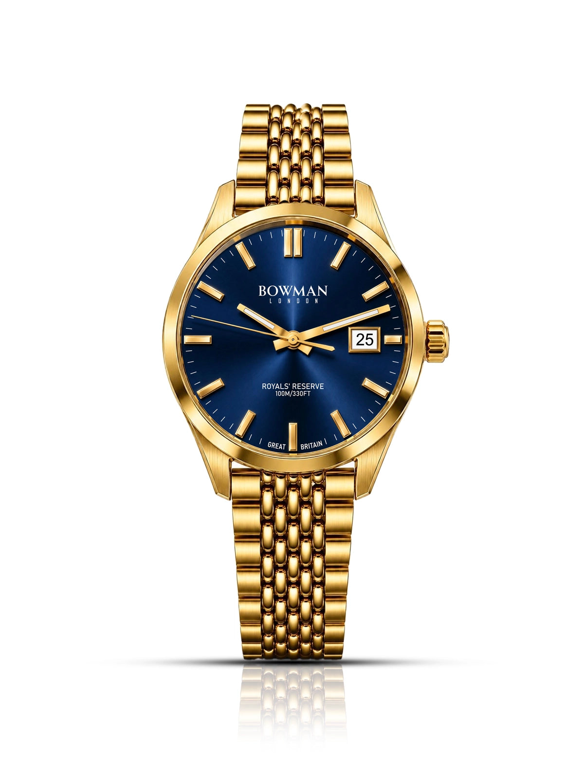 Royal’s Reserve Automatic 40 mm Gold Infusion Navy