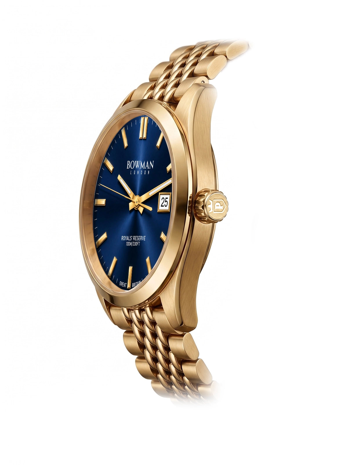 Royal’s Reserve Automatic 40 mm Gold Infusion Navy