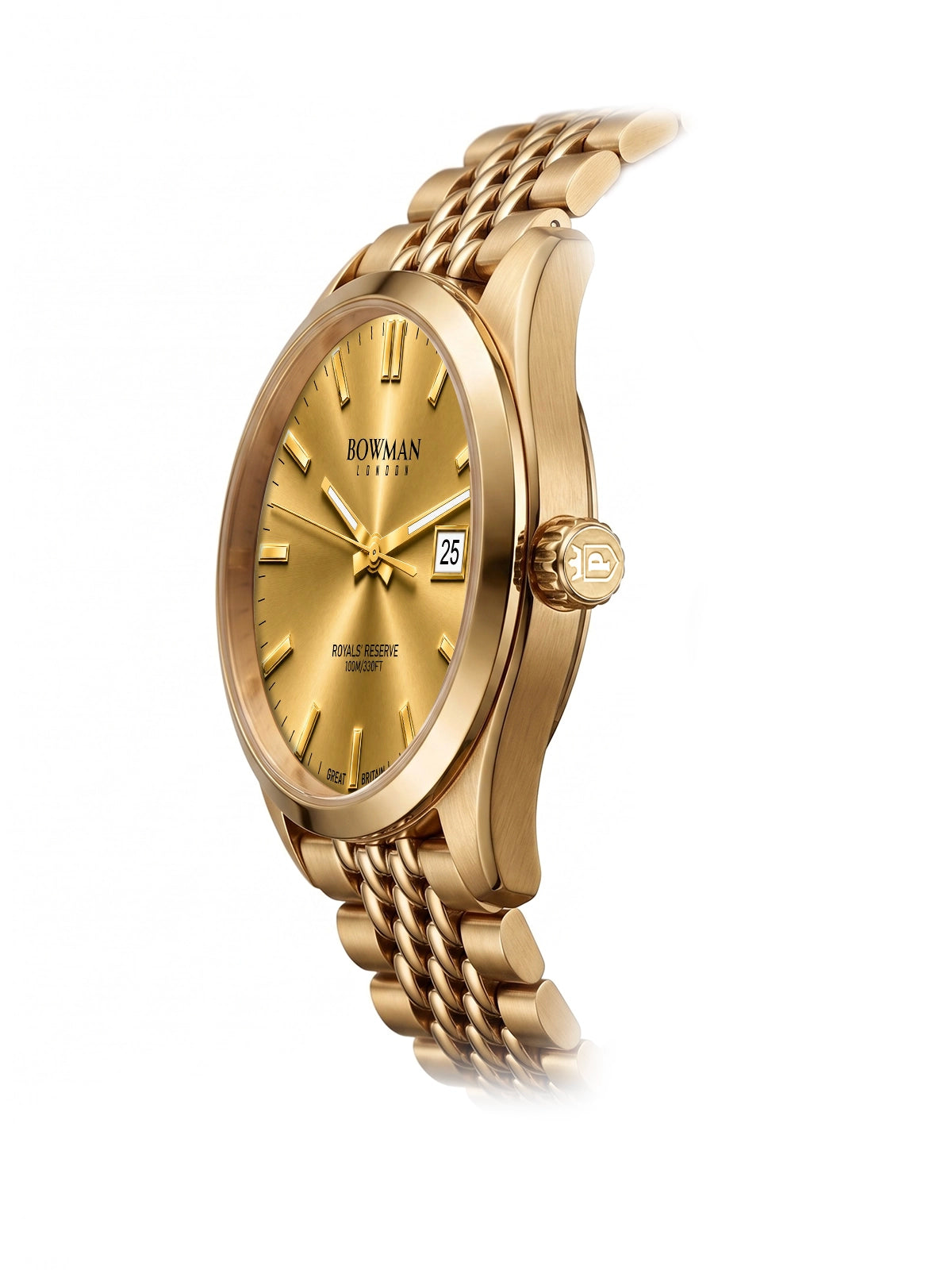 Royal’s Reserve Automatic 40mm 18K Gold Infusion Gold Dial