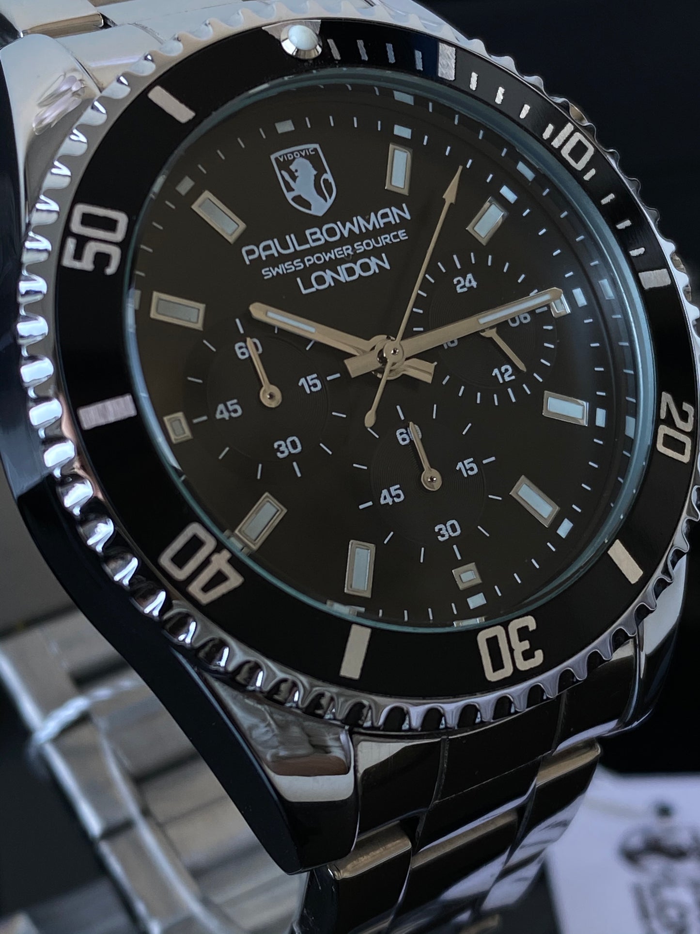 Paul Bowman London Dark Orion - Limited Edition Chronograph Watch