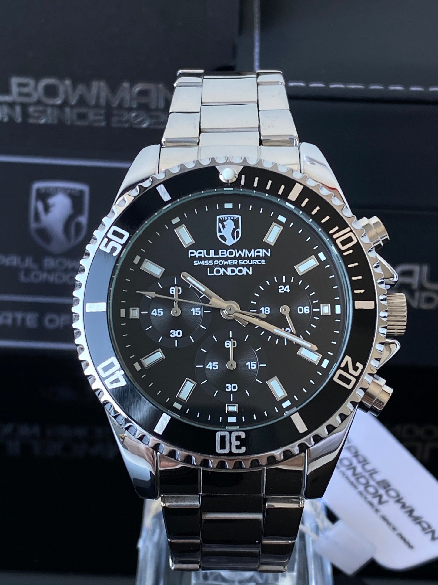 Paul Bowman London Dark Orion - Limited Edition Chronograph Watch