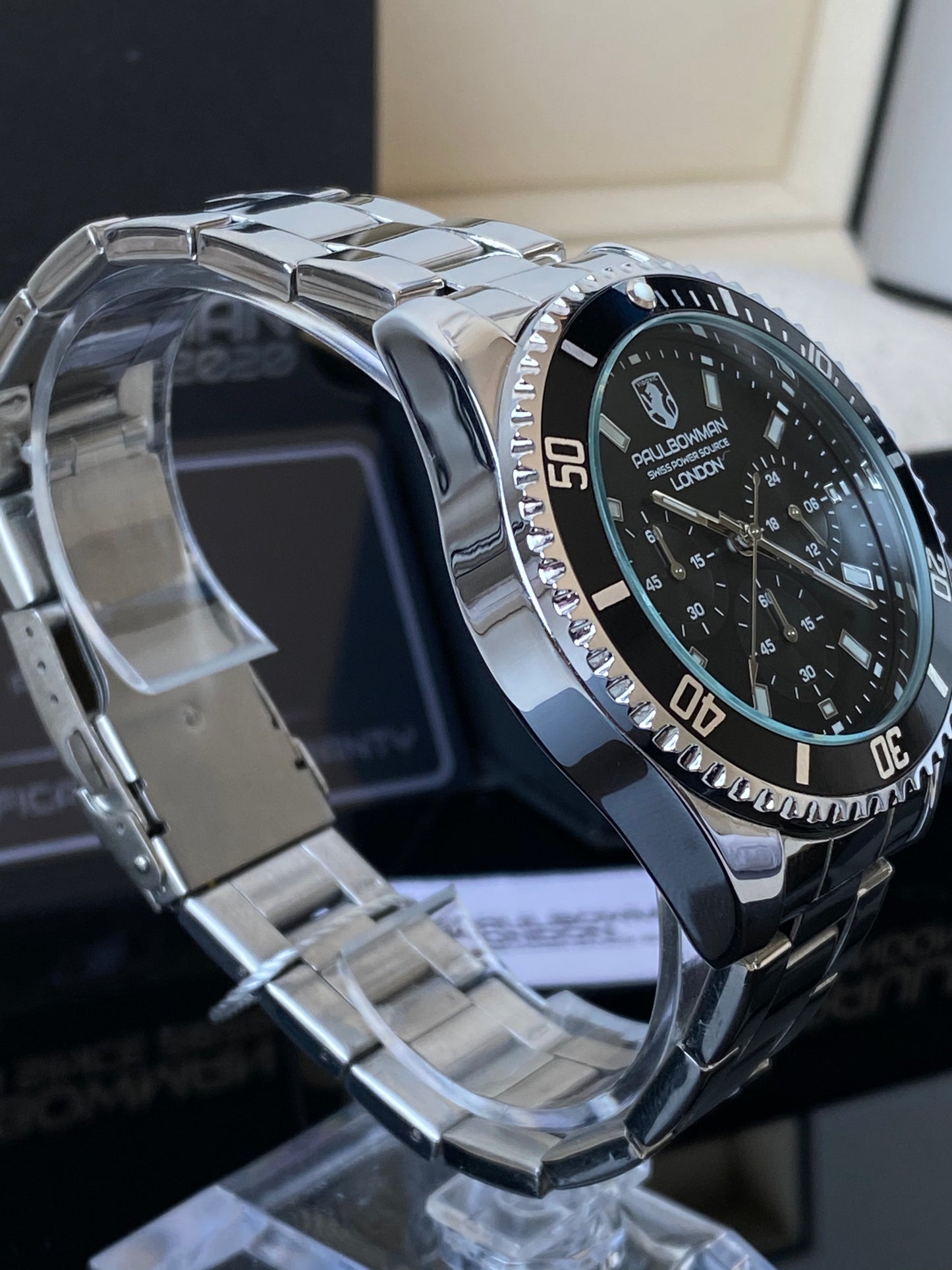 Paul Bowman London Dark Orion - Limited Edition Chronograph Watch