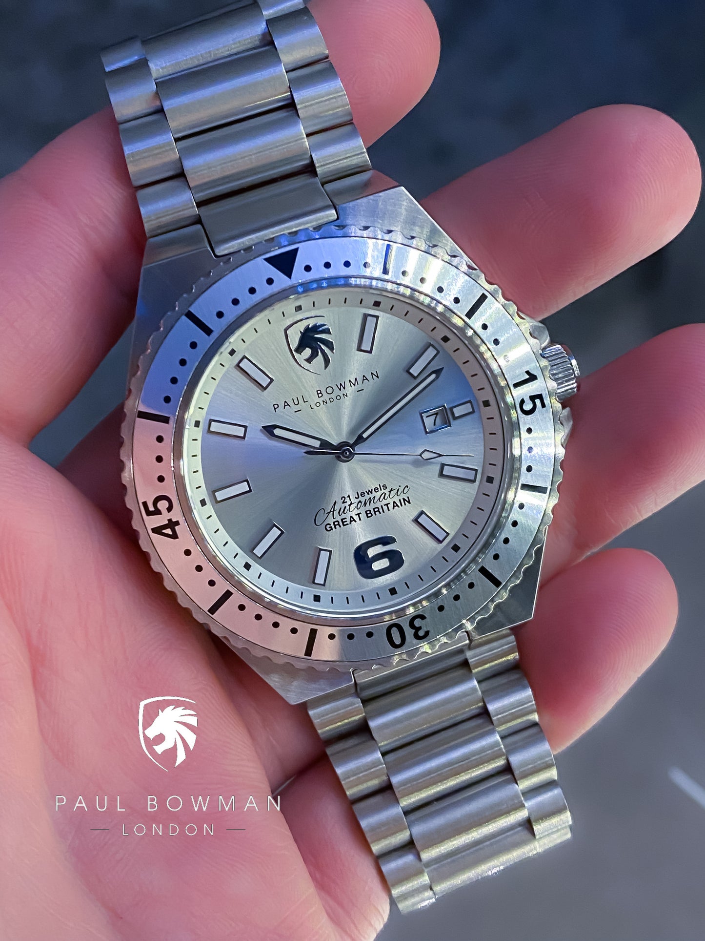The Royal Sea Tank MKIII - 21 Jewels Automatic Watch, 20ATM, Sapphire crystal