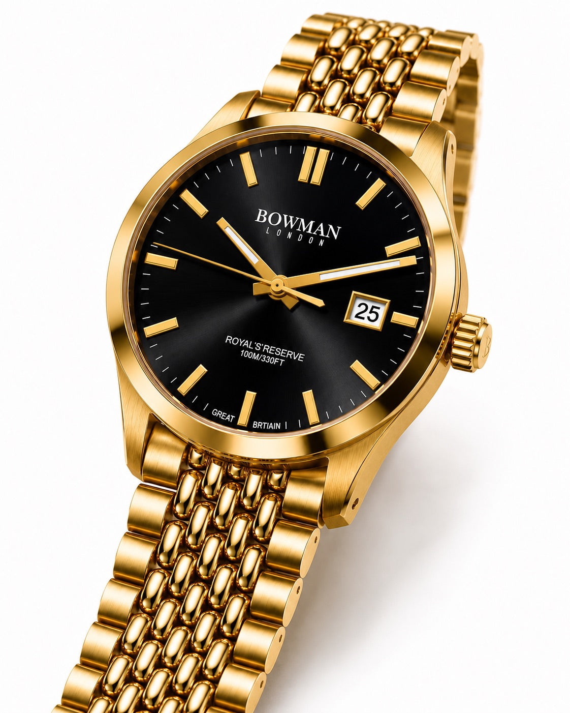Royal’s Reserve Automatic 40 mm Gold Infusion Jet Black