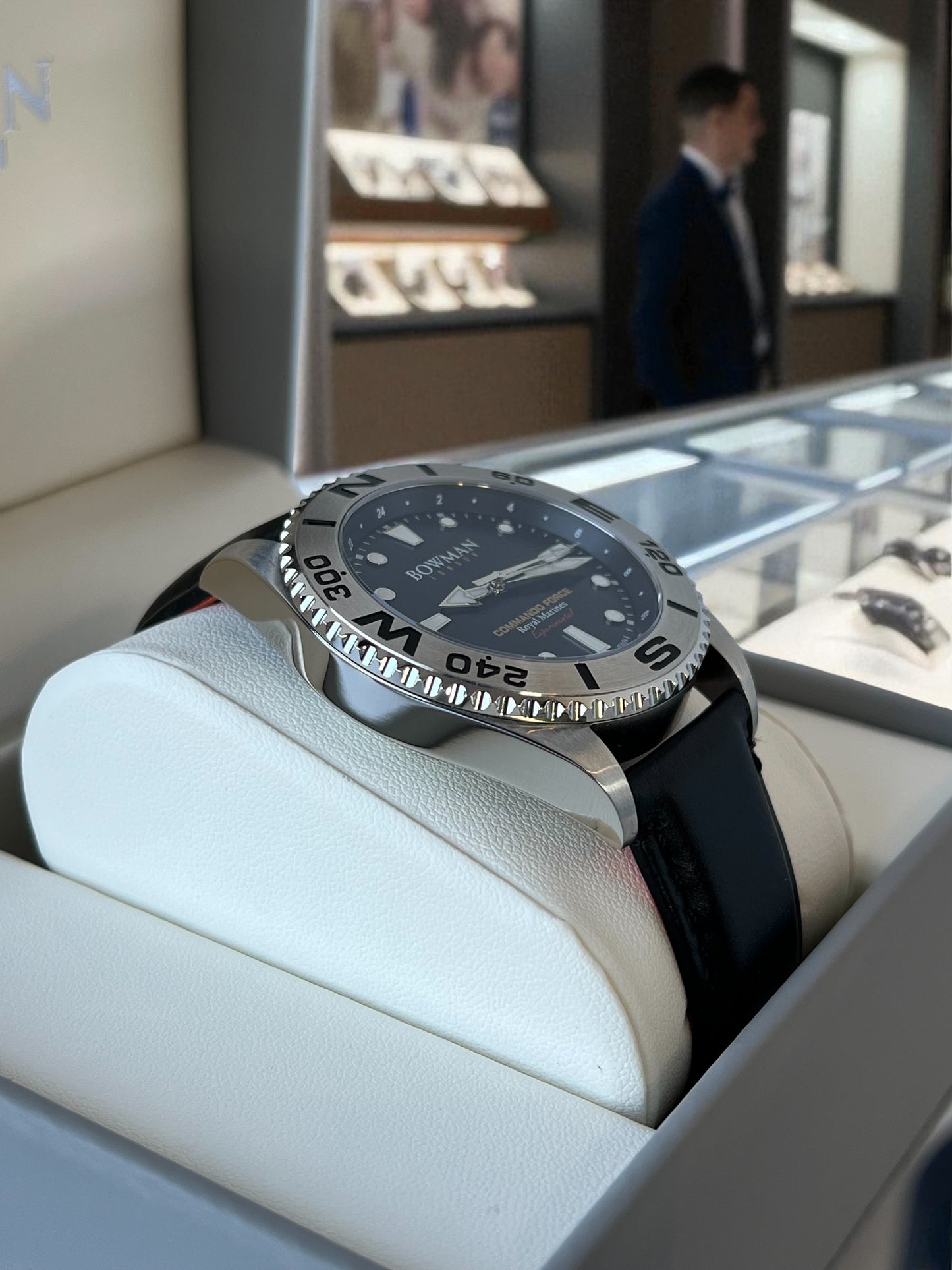 RM-X CDO NAVIGATOR | Royal Marines | Stainless Steel | Black