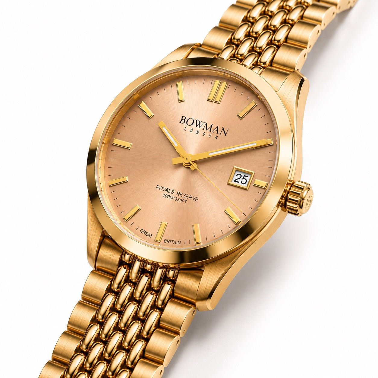 Royal’s Reserve Automatic 40 mm Gold Infusion Champagne Dial