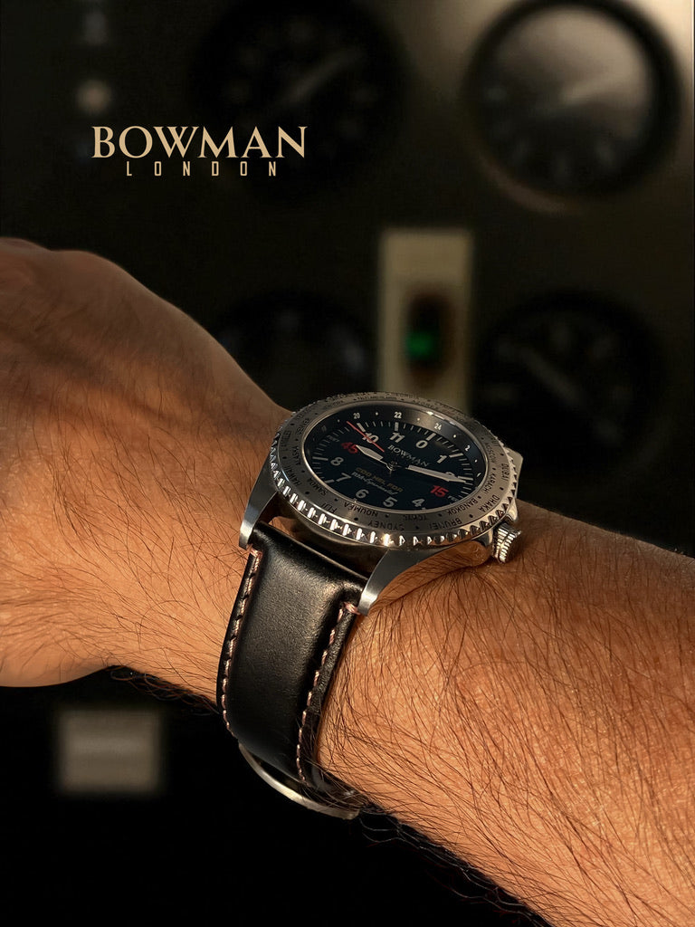 Bowman Signature Leather Strap, timeless style, modern convenience.