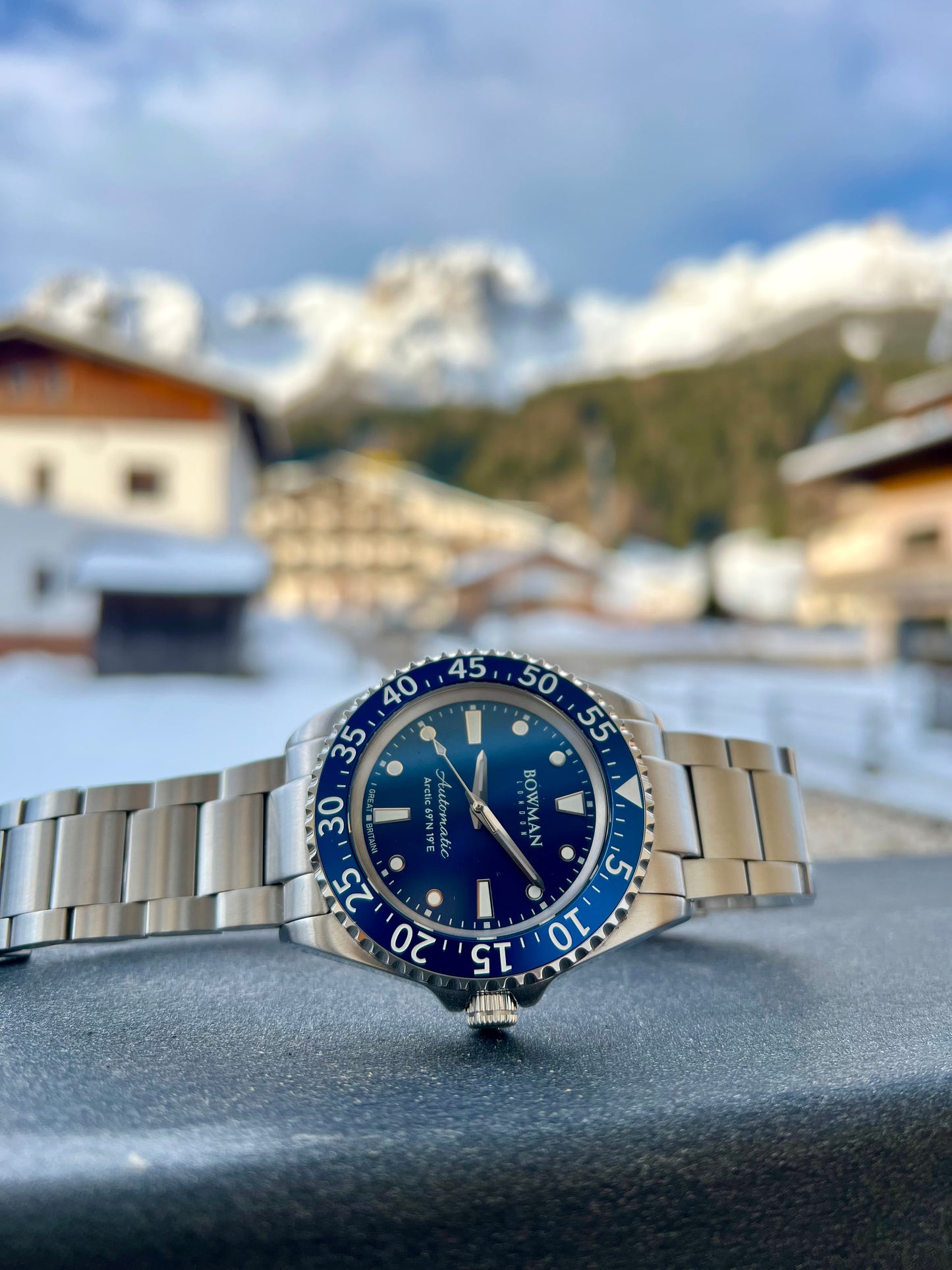 The Britannic Frostguard Series Arctic Blue 69°N 19°E