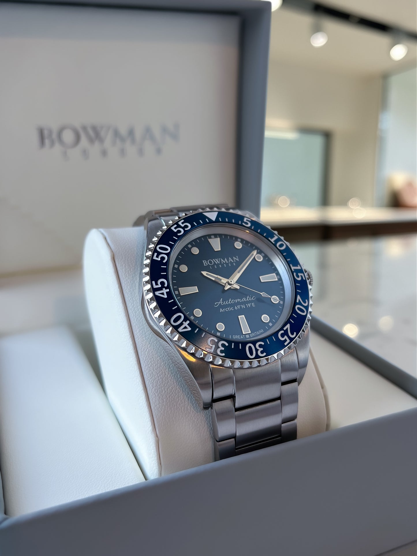 The Britannic Frostguard Series Arctic Blue 69°N 19°E