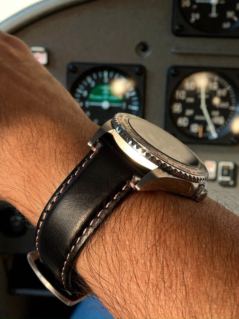 Bowman Signature Leather Strap, timeless style, modern convenience.