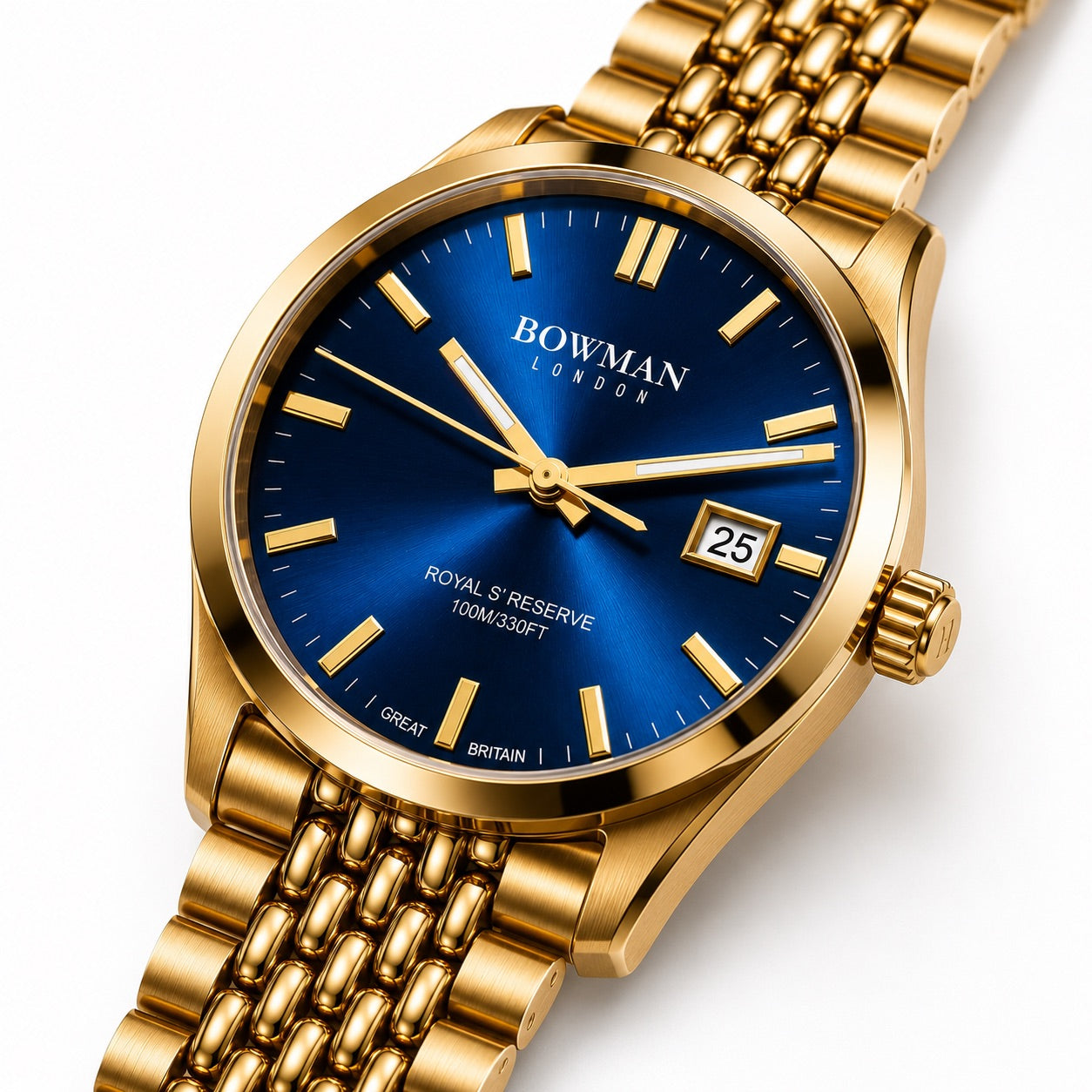 Royal’s Reserve Automatic 40 mm Gold Infusion Navy