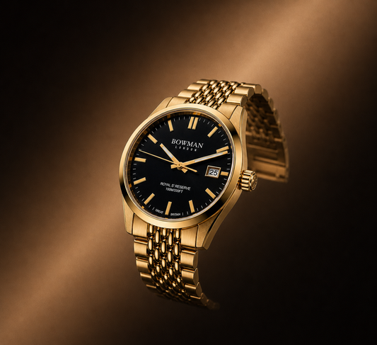 Royal’s Reserve Automatic 40 mm Gold Infusion Jet Black
