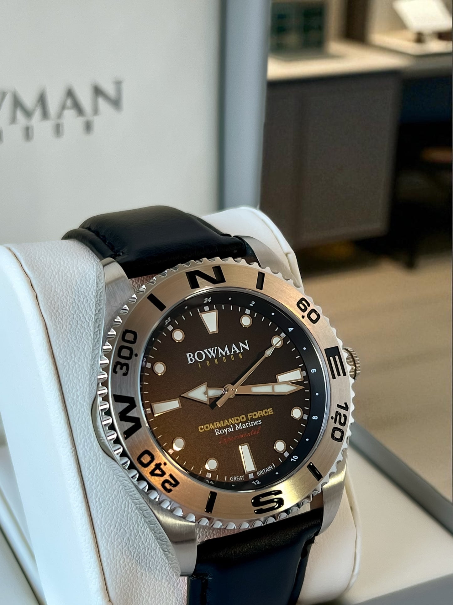 RM-X CDO NAVIGATOR | Royal Marines | Stainless Steel | Black