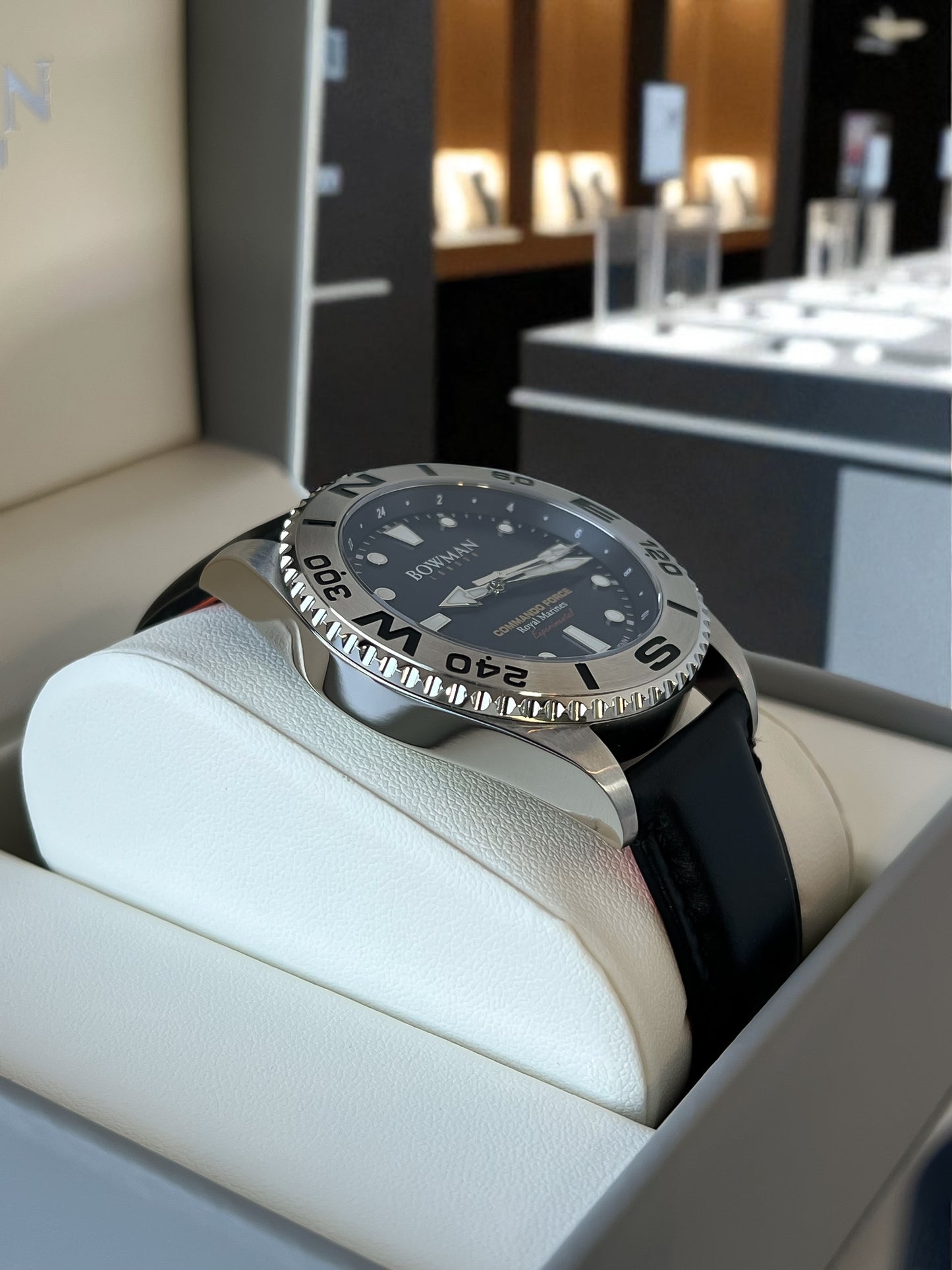 RM-X CDO NAVIGATOR | Royal Marines | Stainless Steel | Black
