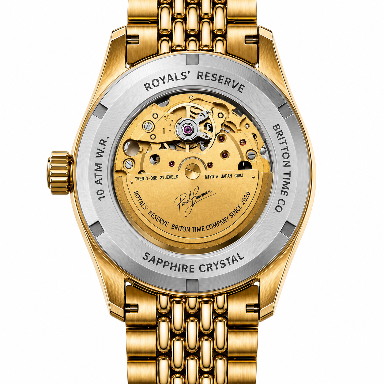 Royal’s Reserve Automatic 40 mm Gold Infusion Navy