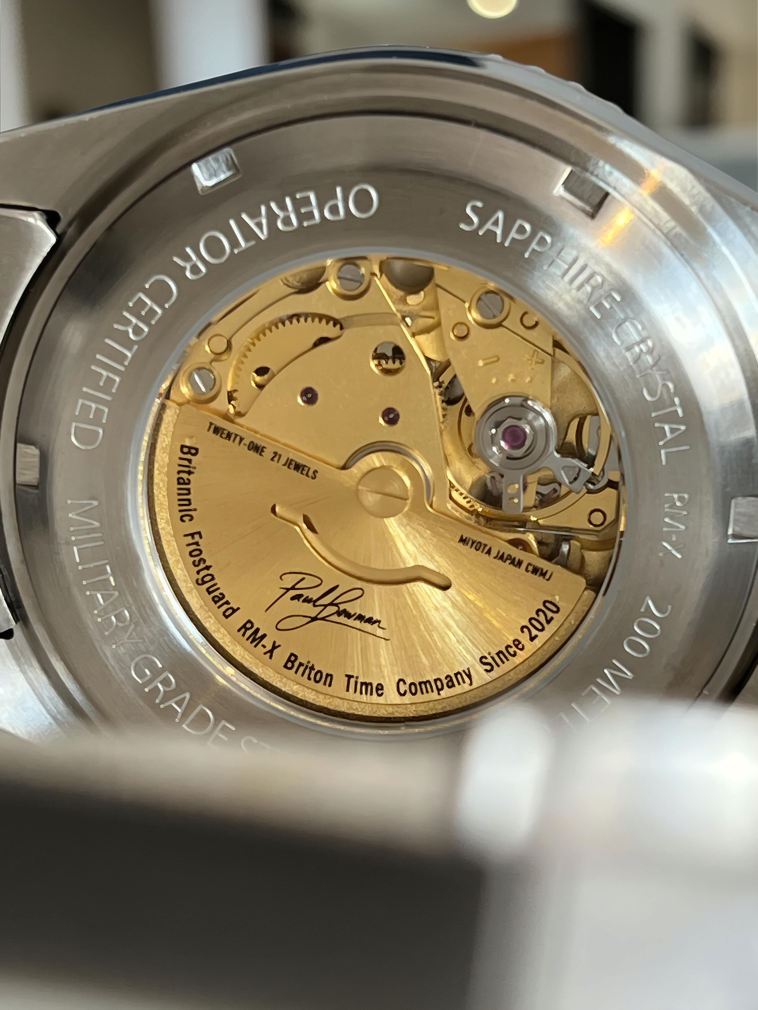 The Britannic Frostguard Series Arctic Blue 69°N 19°E