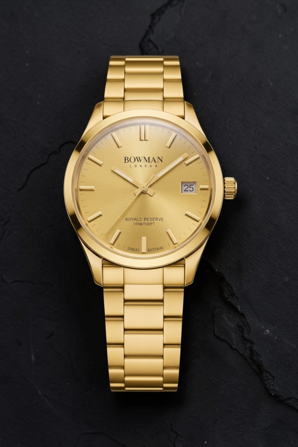 Royal’s Reserve Automatic 40mm 18K Gold Infusion Gold Dial
