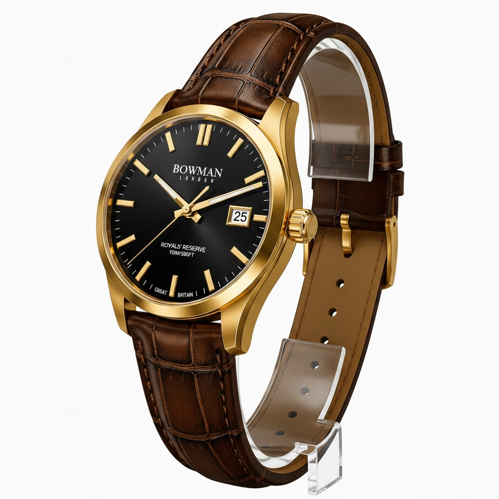 Royal’s Reserve Automatic 40 mm Gold Infusion Jet Black