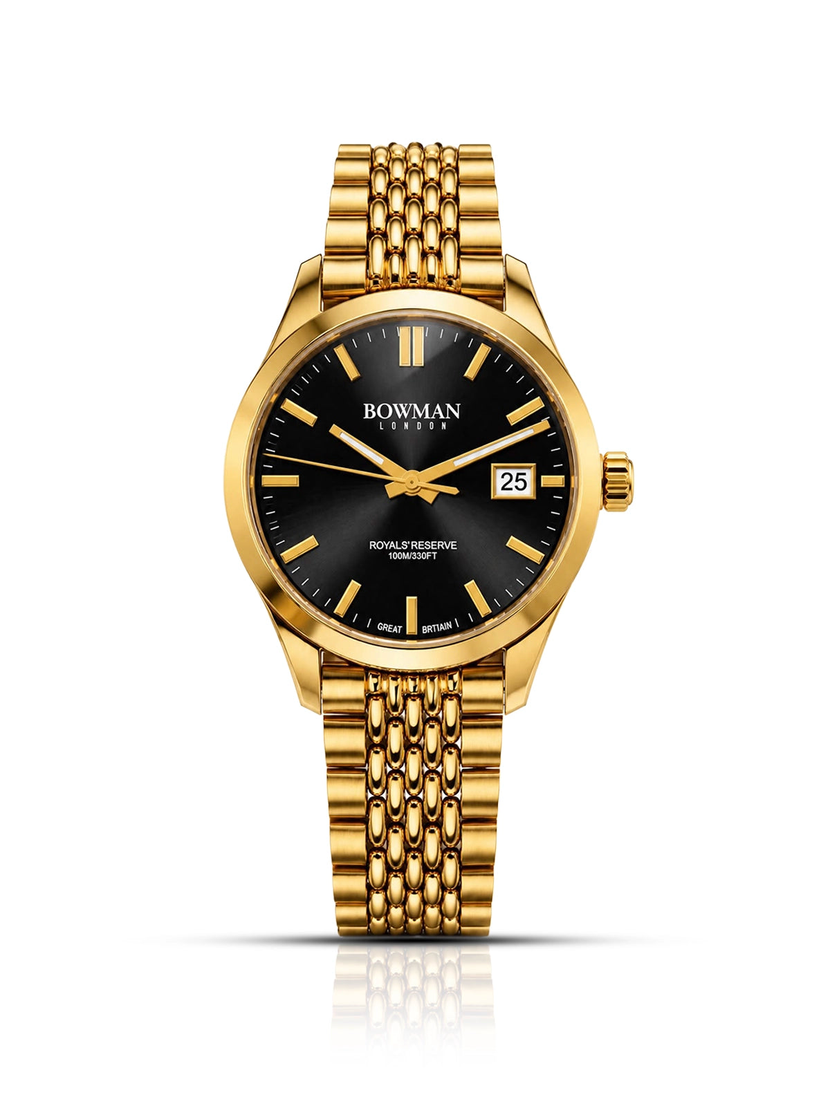 Royal’s Reserve Automatic 40 mm Gold Infusion Jet Black