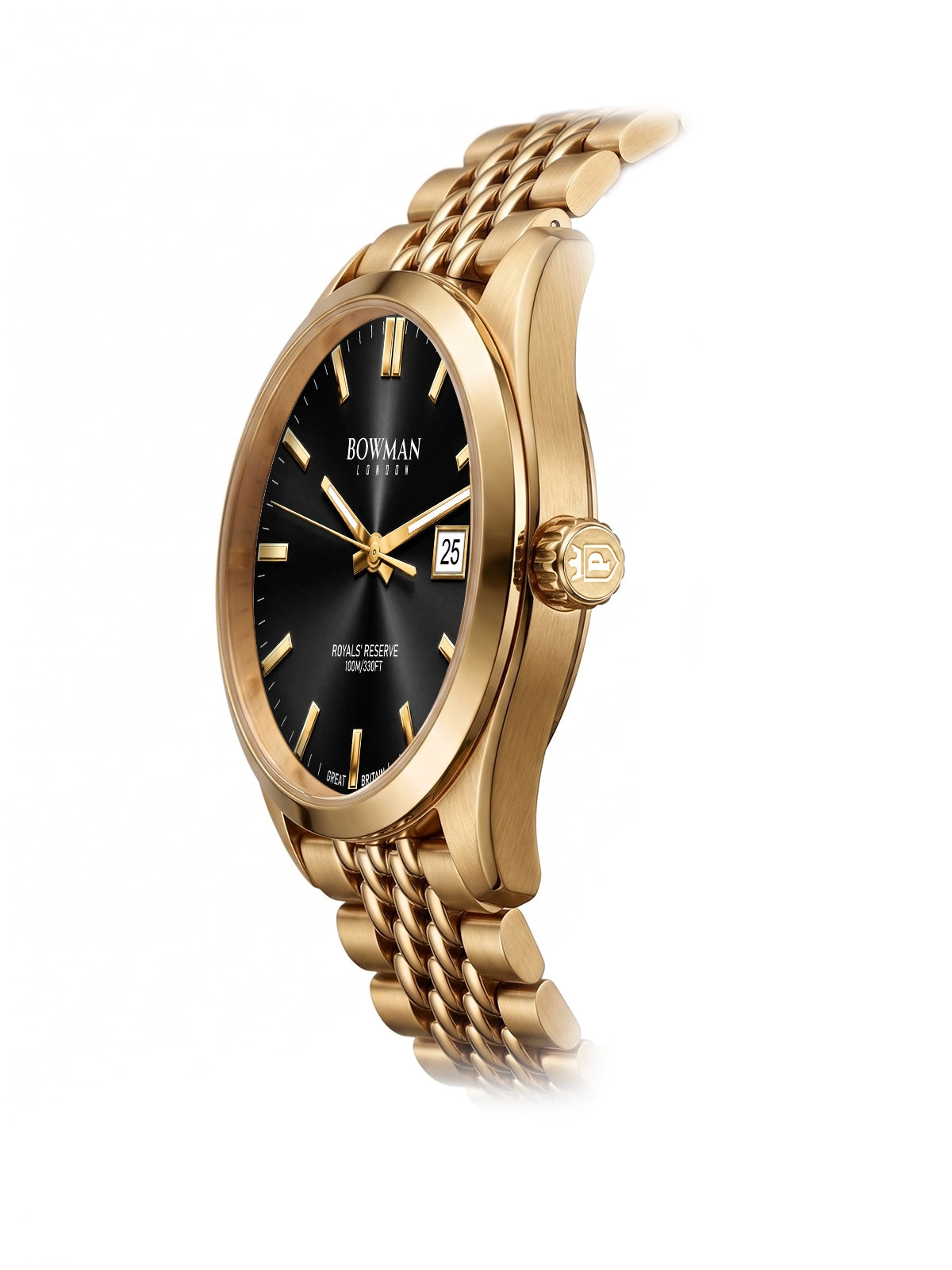 Royal’s Reserve Automatic 40 mm Gold Infusion Jet Black