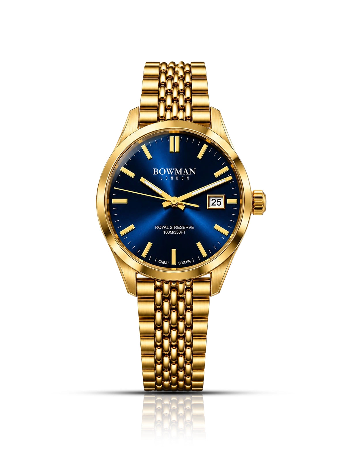 Royal’s Reserve Automatic 40 mm Gold Infusion Navy