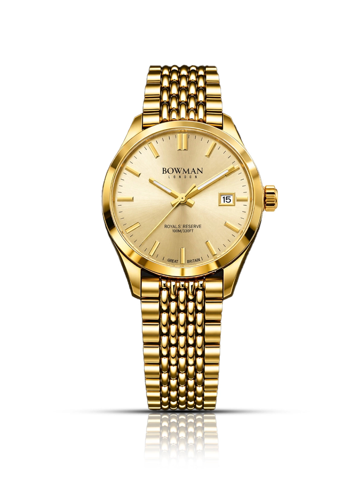Royal’s Reserve Automatic 40mm 18K Gold Infusion Gold Dial