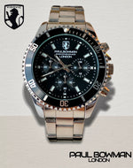 Cargar imagen en el visor de la galería, SOLD OUT - Paul Bowman London Dark Orion - Limited Edition Chronograph Watch - SOLD OUT
