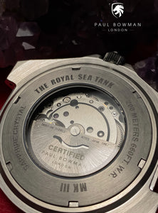 The Royal Sea Tank MKIII - 21 Jewels Automatic Watch, 20ATM, Sapphire crystal